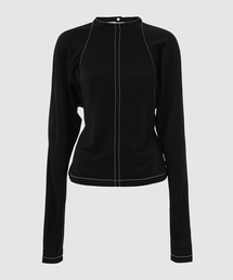 OPEN BACK LONG SLEEVE TOP
