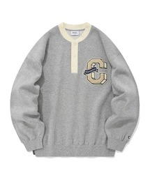 【COVERNAT】C LOGO VARSITY PATCH SWEATSHIRTS / カバーナット C LOGO バーシティ パッチ スウェットシャツ