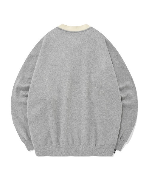COVERNAT(カバーナット)の「【COVERNAT】C LOGO VARSITY PATCH SWEATSHIRTS / カバーナット C LOGO バーシティ パッチ スウェットシャツ(スウェット・メンズ・グレー/ネイビー・MEDIUM/LARGE)」の4枚目の写真
