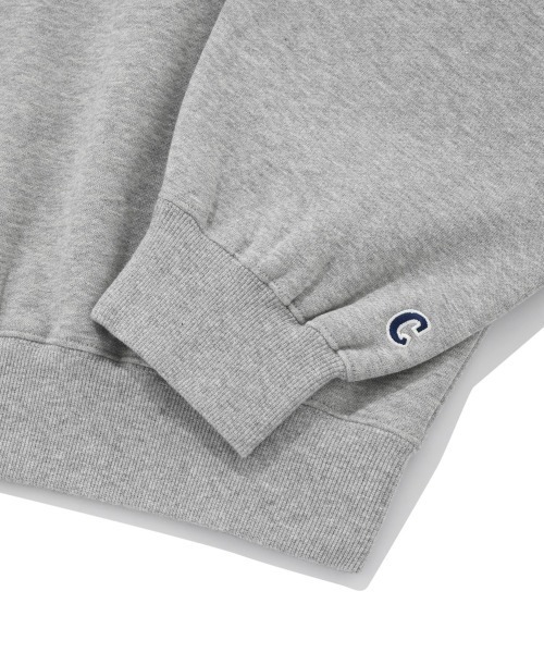 COVERNAT(カバーナット)の「【COVERNAT】C LOGO VARSITY PATCH SWEATSHIRTS / カバーナット C LOGO バーシティ パッチ スウェットシャツ(スウェット・メンズ・グレー/ネイビー・MEDIUM/LARGE)」の7枚目の写真