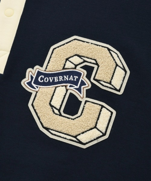 COVERNAT(カバーナット)の「【COVERNAT】C LOGO VARSITY PATCH SWEATSHIRTS / カバーナット C LOGO バーシティ パッチ スウェットシャツ(スウェット・メンズ・グレー/ネイビー・MEDIUM/LARGE)」の13枚目の写真