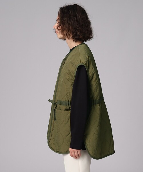 tk.TAKEO KIKUCHI（ティーケータケオキクチ）の「◆ナイロンワッシャーキルティングベスト（ベスト・メンズ・ブラック/カーキ/ナチュラル・88/66）」の11枚目の写真