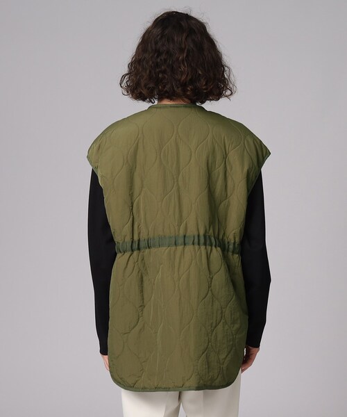 tk.TAKEO KIKUCHI（ティーケータケオキクチ）の「◆ナイロンワッシャーキルティングベスト（ベスト・メンズ・ブラック/カーキ/ナチュラル・88/66）」の9枚目の写真