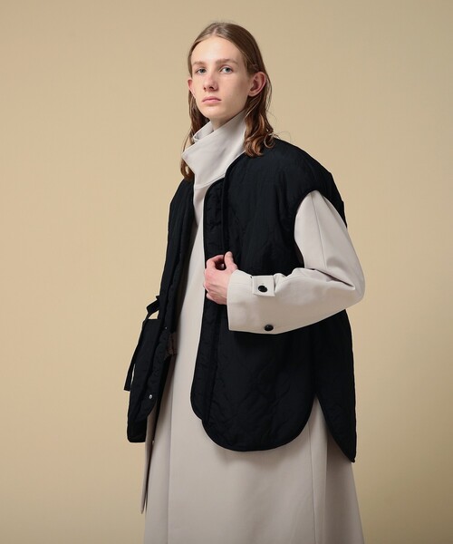 tk.TAKEO KIKUCHI（ティーケータケオキクチ）の「◆ナイロンワッシャーキルティングベスト（ベスト・メンズ・ブラック/カーキ/ナチュラル・88/66）」の22枚目の写真