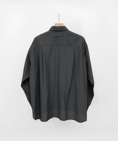 KIIT(キート)の「KIIT キート / R/C HIGH COUNT TYPEWRITER CLOTH REGULAR COLLAR SHIRT ハイカウントタイプライター レギュラーカラーシャツ / KIO-B97-200(シャツ/ブラウス・メンズ・レッド/チャコールグレー/アイボリー・1/3/2)」の7枚目の写真