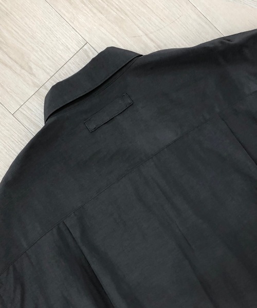 KIIT(キート)の「KIIT キート / R/C HIGH COUNT TYPEWRITER CLOTH REGULAR COLLAR SHIRT ハイカウントタイプライター レギュラーカラーシャツ / KIO-B97-200(シャツ/ブラウス・メンズ・レッド/チャコールグレー/アイボリー・1/3/2)」の10枚目の写真