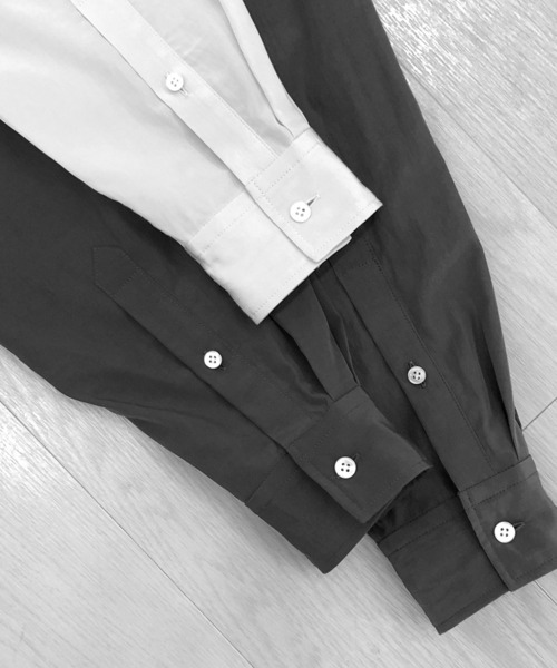 KIIT(キート)の「KIIT キート / R/C HIGH COUNT TYPEWRITER CLOTH REGULAR COLLAR SHIRT ハイカウントタイプライター レギュラーカラーシャツ / KIO-B97-200(シャツ/ブラウス・メンズ・レッド/チャコールグレー/アイボリー・1/3/2)」の20枚目の写真