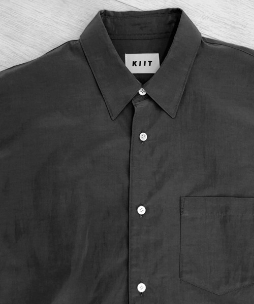 KIIT(キート)の「KIIT キート / R/C HIGH COUNT TYPEWRITER CLOTH REGULAR COLLAR SHIRT ハイカウントタイプライター レギュラーカラーシャツ / KIO-B97-200(シャツ/ブラウス・メンズ・レッド/チャコールグレー/アイボリー・1/3/2)」の21枚目の写真