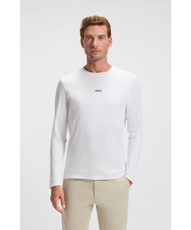 HUGO BOSS（ヒューゴボス）の「【オンライン限定】コントラストロゴ ストレッチコットン レギュラーフィット Tシャツ（Tシャツ/カットソー）」