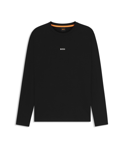 BOSS(ボス)の「【オンライン限定】コントラストロゴ ストレッチコットン レギュラーフィット Tシャツ(Tシャツ/カットソー・メンズ・ホワイト/ブラック・L/M/XL/XXL/S/XXXL)」の3枚目の写真
