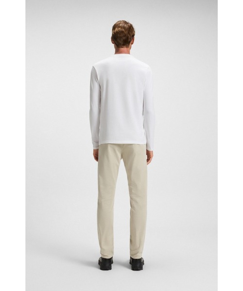 BOSS(ボス)の「【オンライン限定】コントラストロゴ ストレッチコットン レギュラーフィット Tシャツ(Tシャツ/カットソー・メンズ・ホワイト/ブラック・L/M/XL/XXL/S/XXXL)」の7枚目の写真