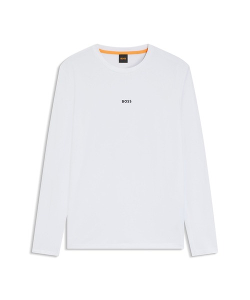BOSS(ボス)の「【オンライン限定】コントラストロゴ ストレッチコットン レギュラーフィット Tシャツ(Tシャツ/カットソー・メンズ・ホワイト/ブラック・L/M/XL/XXL/S/XXXL)」の8枚目の写真