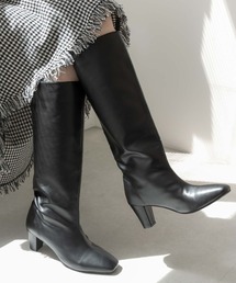 【スタイリストプロデュース】スクエアトゥロングブーツ