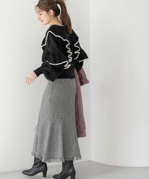 fifth(フィフス)の「【スタイリストプロデュース】スクエアトゥロングブーツ(ブーツ・レディース・ブラック/ブラウン・S/L/LL/M)」の10枚目の写真