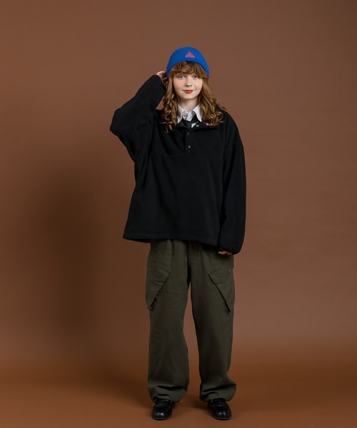 MUHET（ミュエータ）の「スラントポケットカーゴパンツ（カーゴパンツ・レディース・カーキ/ネイビー・SMALL/LARGE/MEDIUM）」の16枚目の写真