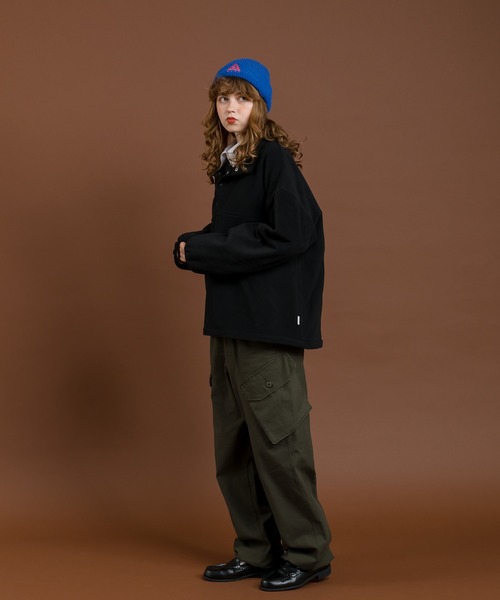 MUHET（ミュエータ）の「スラントポケットカーゴパンツ（カーゴパンツ・レディース・カーキ/ネイビー・SMALL/LARGE/MEDIUM）」の5枚目の写真