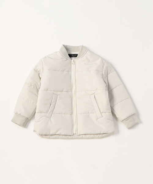 COMME CA ISM(コムサイズム)の「フード付き 中綿ブルゾン(ブルゾン・キッズ・モカ/アイボリー/ブラック・100cm/110cm/120cm/130cm/140cm/150cm)」の8枚目の写真