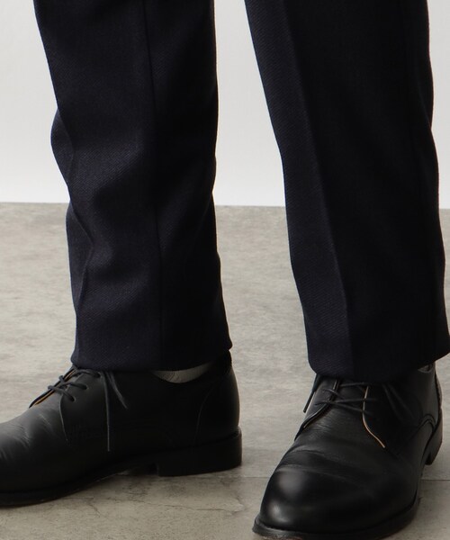 THE SHOP TK （ザ ショップ ティーケー ）の「◆【セットアップ対応可】ツイードライクテーパードパンツ（スーツパンツ・メンズ・チャコール/ネイビー・04/03/02/01）」の6枚目の写真