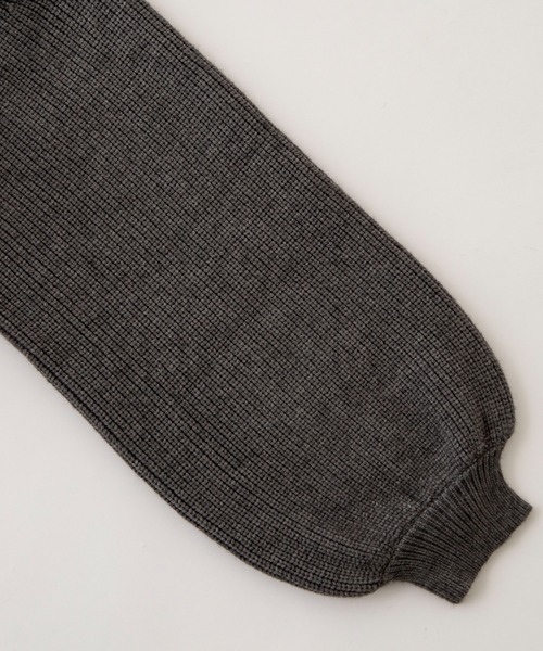 OLUPIC（オルピック）の「OLUPIC/【WEB限定】クロスデザインニットトップス（ニット/セーター・レディース・ダークグレー/アイボリー・FREE）」の16枚目の写真