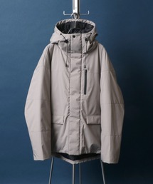 ANPAS Hooded Eco Down Jacket/アンパス別注 ストレッチ オーバーサイズ エコダウンフードジャケット レディース メンズ 防風 防寒 アウター パデットジャケット パファージャケット パーカー