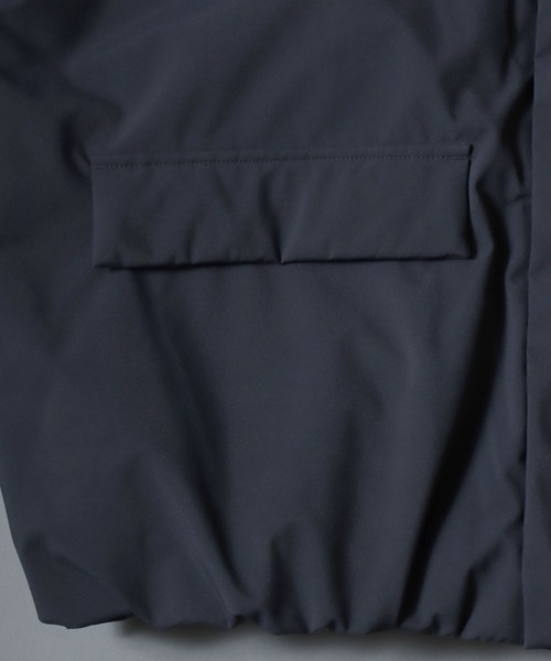 ANPAS（アンパス）の「ANPAS Hooded Eco Down Jacket/ANPAS 別注 ストレッチ オーバーサイズ エコダウンフードジャケット レディース メンズ 防風 防寒（ダウンジャケット/コート・メンズ・グレイッシュベージュ/グリーン/ブラック/アイボリー/チャコール・M/L/LL）」の13枚目の写真