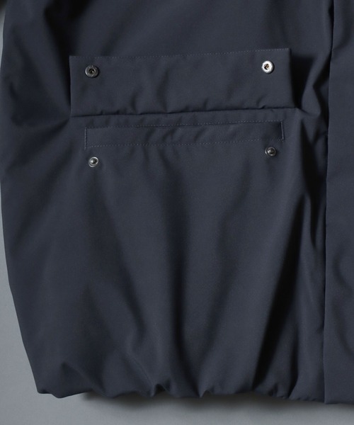 ANPAS（アンパス）の「ANPAS Hooded Eco Down Jacket/ANPAS 別注 ストレッチ オーバーサイズ エコダウンフードジャケット レディース メンズ 防風 防寒（ダウンジャケット/コート・メンズ・グレイッシュベージュ/グリーン/ブラック/アイボリー/チャコール・M/L/LL）」の12枚目の写真