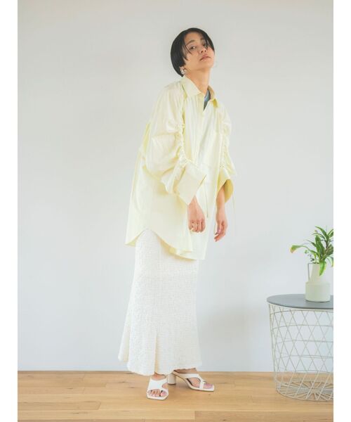 Ungrid（アングリッド）の「カットジャカードフィットスカート（スカート・レディース・ブラック/グリーン/オフホワイト・FREE）」の14枚目の写真