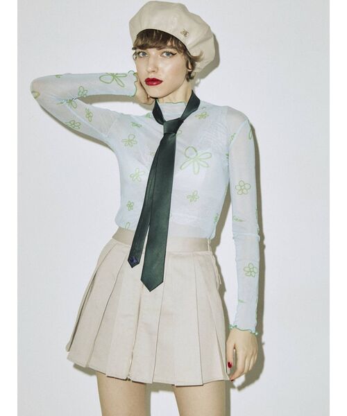 jouetie（ジュエティ）の「カラータイ（ネクタイ・レディース・ブラウン/グリーン・FREE）」の7枚目の写真