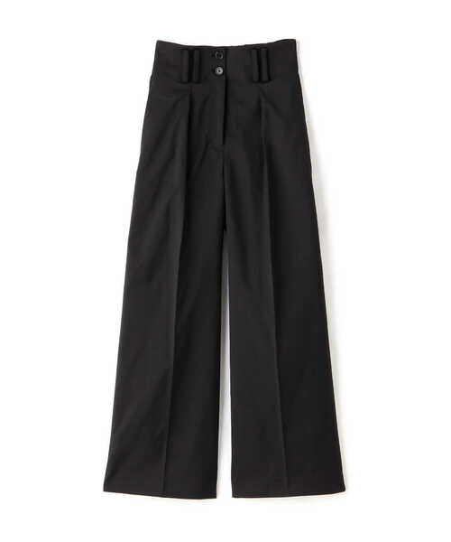 N.（N. Natural Beauty Basic）（エヌエヌナチュラルビューティーベーシック）の「タックウエストツイルワイドパンツ（その他パンツ・レディース・ブラック/カーキ・MEDIUM）」の12枚目の写真