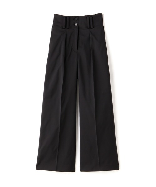 N.（N. Natural Beauty Basic）（エヌエヌナチュラルビューティーベーシック）の「タックウエストツイルワイドパンツ（その他パンツ・レディース・ブラック/カーキ・MEDIUM）」の11枚目の写真