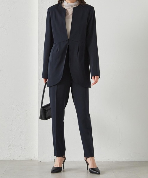 【sasa 新品】RANAN セットアップ スーツ ジャケット パンツ RANAN（ラナン） セットアップ 「2点セット」洗える/防シワ/ストレッチ