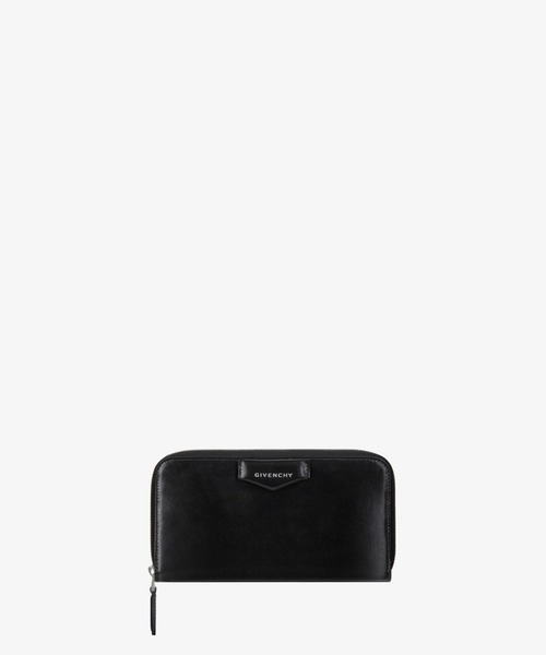GIVENCHY(ジバンシイ)の「Antigona zipped wallet in Box leather(財布・メンズ・ブラック・FREE)」の1枚目の写真