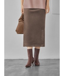 STYLE DELI | 【Made in JAPAN】ストレッチベロアペンシルスカート(スカート)