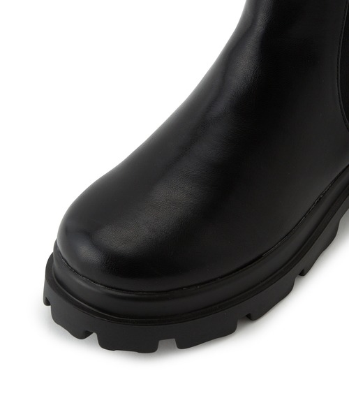 Juze（ジュゼ）の「【晴雨兼用】【新色追加】オールウェザーサイドゴアブーツ（レインシューズ・レディース・ホワイト/ブラック・L/M/S）」の7枚目の写真