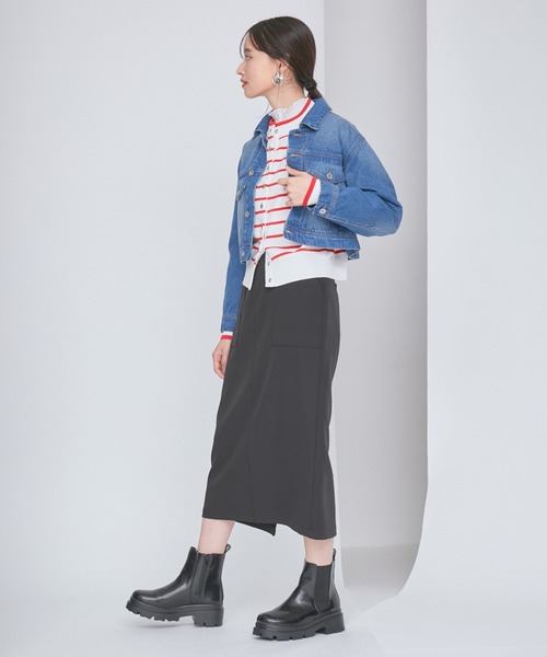 Juze（ジュゼ）の「【晴雨兼用】【新色追加】オールウェザーサイドゴアブーツ（レインシューズ・レディース・ホワイト/ブラック・L/M/S）」の11枚目の写真