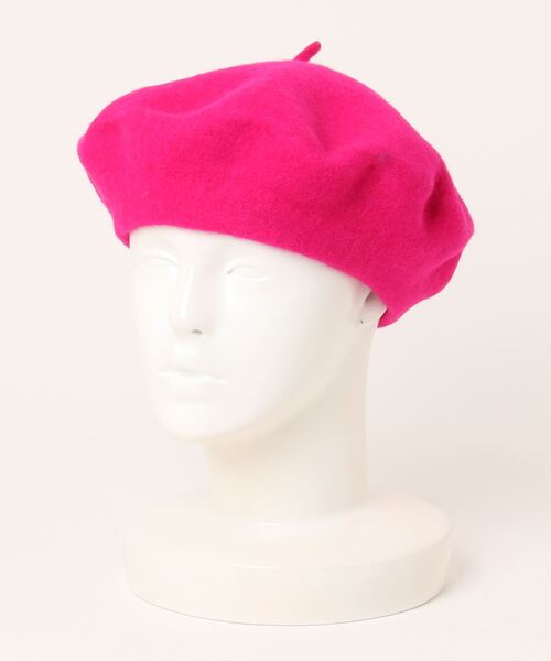 Fun & Daily（ファンアンドデイリー）の「F&D : カラーウールベレー帽（ハンチング/ベレー帽・レディース・ブラック/カーキ/グレー/チャコールグレー/ブルー/ベージュ/パープル/グリーン/ワインレッド/ライトブルー/ブラウン/ブルー系その他/ピンク系その他/ブルーグリーン/レッド/パープル系その他・FREE）」の14枚目の写真