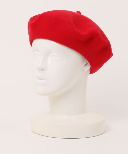 Fun & Daily（ファンアンドデイリー）の「F&D : カラーウールベレー帽（ハンチング/ベレー帽・レディース・ブラック/カーキ/グレー/チャコールグレー/ブルー/ベージュ/パープル/グリーン/ワインレッド/ライトブルー/ブラウン/ブルー系その他/ピンク系その他/ブルーグリーン/レッド/パープル系その他・FREE）」の15枚目の写真