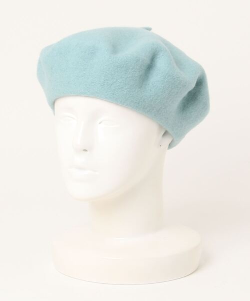 Fun & Daily（ファンアンドデイリー）の「F&D : カラーウールベレー帽（ハンチング/ベレー帽・レディース・ブラック/カーキ/グレー/チャコールグレー/ブルー/ベージュ/パープル/グリーン/ワインレッド/ライトブルー/ブラウン/ブルー系その他/ピンク系その他/ブルーグリーン/レッド/パープル系その他・FREE）」の8枚目の写真