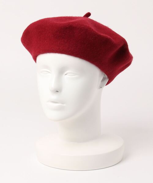 Fun & Daily（ファンアンドデイリー）の「F&D : カラーウールベレー帽（ハンチング/ベレー帽・レディース・ブラック/カーキ/グレー/チャコールグレー/ブルー/ベージュ/パープル/グリーン/ワインレッド/ライトブルー/ブラウン/ブルー系その他/ピンク系その他/ブルーグリーン/レッド/パープル系その他・FREE）」の16枚目の写真