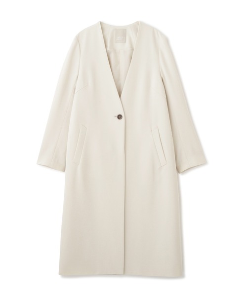 FREE'S MART（フリーズマート）の「◆Ｖネックノーカラーコート（ノーカラーコート・レディース・ベージュ/ホワイト/グリーン・MEDIUM/SMALL）」の22枚目の写真