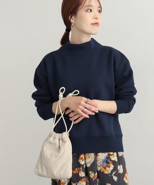 URBAN RESEARCH DOORS(アーバンリサーチドアーズ)の「裏起毛ボトルネックプルオーバー(スウェット・レディース・グリーン/ネイビー/ブラック・MEDIUM)」の17枚目の写真