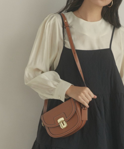 ACYM（アシーム）の「Vintage like shoulder バッグ（ショルダーバッグ・レディース・アイボリー/キャメル・FREE）」の16枚目の写真