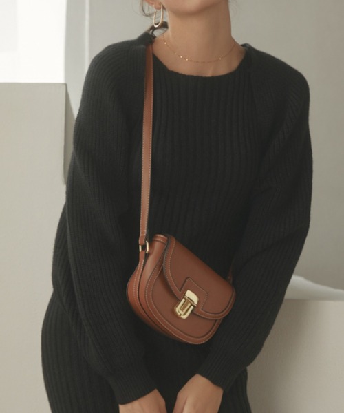 ACYM（アシーム）の「Vintage like shoulder バッグ（ショルダーバッグ・レディース・アイボリー/キャメル・FREE）」の14枚目の写真