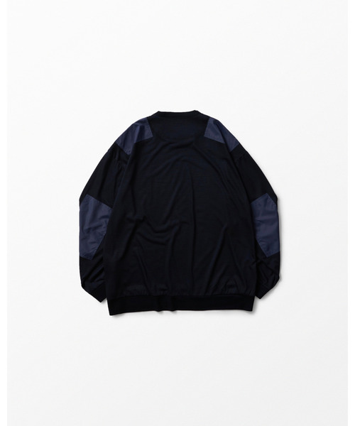 WHIZLIMITED（ウィズリミテッド）の「COMBAT SHIRT（ニット/セーター・メンズ・ネイビー/チャコール・MEDIUM/LARGE/X-LARGE）」の4枚目の写真