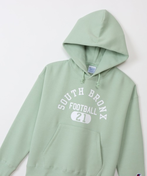 Champion(チャンピオン)の「【Champion/チャンピオン】レディース フーデッドスウェットシャツ(パーカー・レディース・ホワイト/ライトグリーン/オートミール/ネイビー・LARGE/MEDIUM)」の20枚目の写真