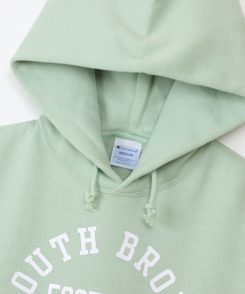 Champion(チャンピオン)の「【Champion/チャンピオン】レディース フーデッドスウェットシャツ(パーカー・レディース・ホワイト/ライトグリーン/オートミール/ネイビー・LARGE/MEDIUM)」の21枚目の写真