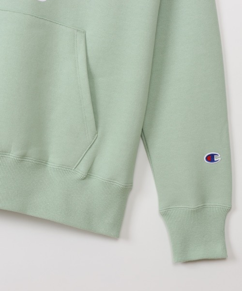 Champion(チャンピオン)の「【Champion/チャンピオン】レディース フーデッドスウェットシャツ(パーカー・レディース・ホワイト/ライトグリーン/オートミール/ネイビー・LARGE/MEDIUM)」の22枚目の写真