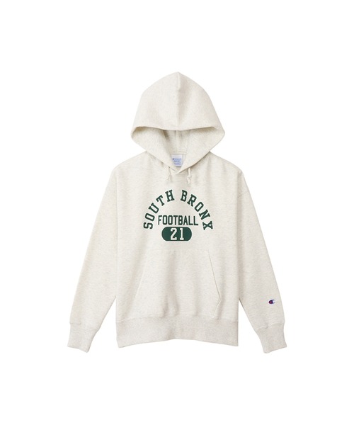 Champion(チャンピオン)の「【Champion/チャンピオン】レディース フーデッドスウェットシャツ(パーカー・レディース・ホワイト/ライトグリーン/オートミール/ネイビー・LARGE/MEDIUM)」の14枚目の写真