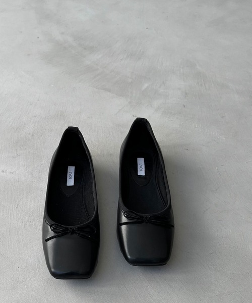 Doux archives（ドゥアルシーヴ）の「スクエアバレエパンプス（バレエシューズ・レディース・シルバー/ブラック/アイボリー・MEDIUM/LARGE）」の16枚目の写真