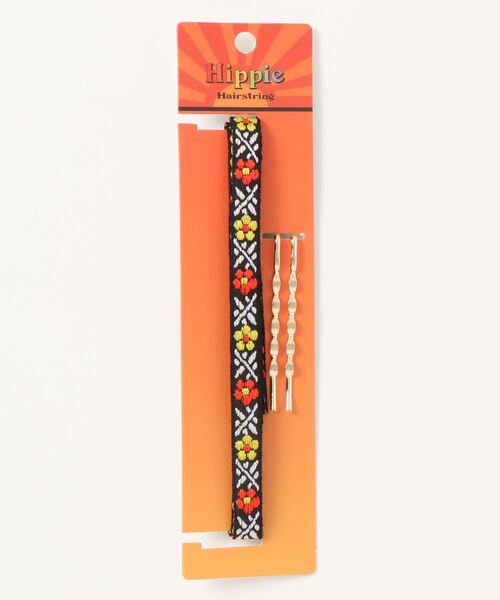 チャイハネ（チャイハネ）の「【チャイハネ】フラワーズセットストリング（その他ヘアアクセサリー・レディース・レッド/オレンジ・FREE）」の2枚目の写真